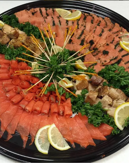 Fine Kettle o Fish smoked salmon platter